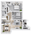 B1 Floor Plan Image at in Henderson